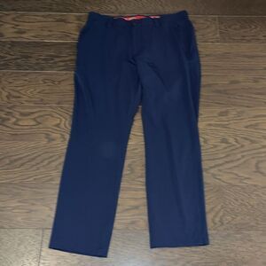 Blue Under Armour Fancy Stretch Amazing Golf 🏌️‍♂️ Pants Trousers 38 (36) x 30
